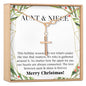 Aunt-Niece Christmas Necklace, Multiple Styles