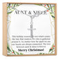 Aunt-Niece Christmas Necklace, Multiple Styles