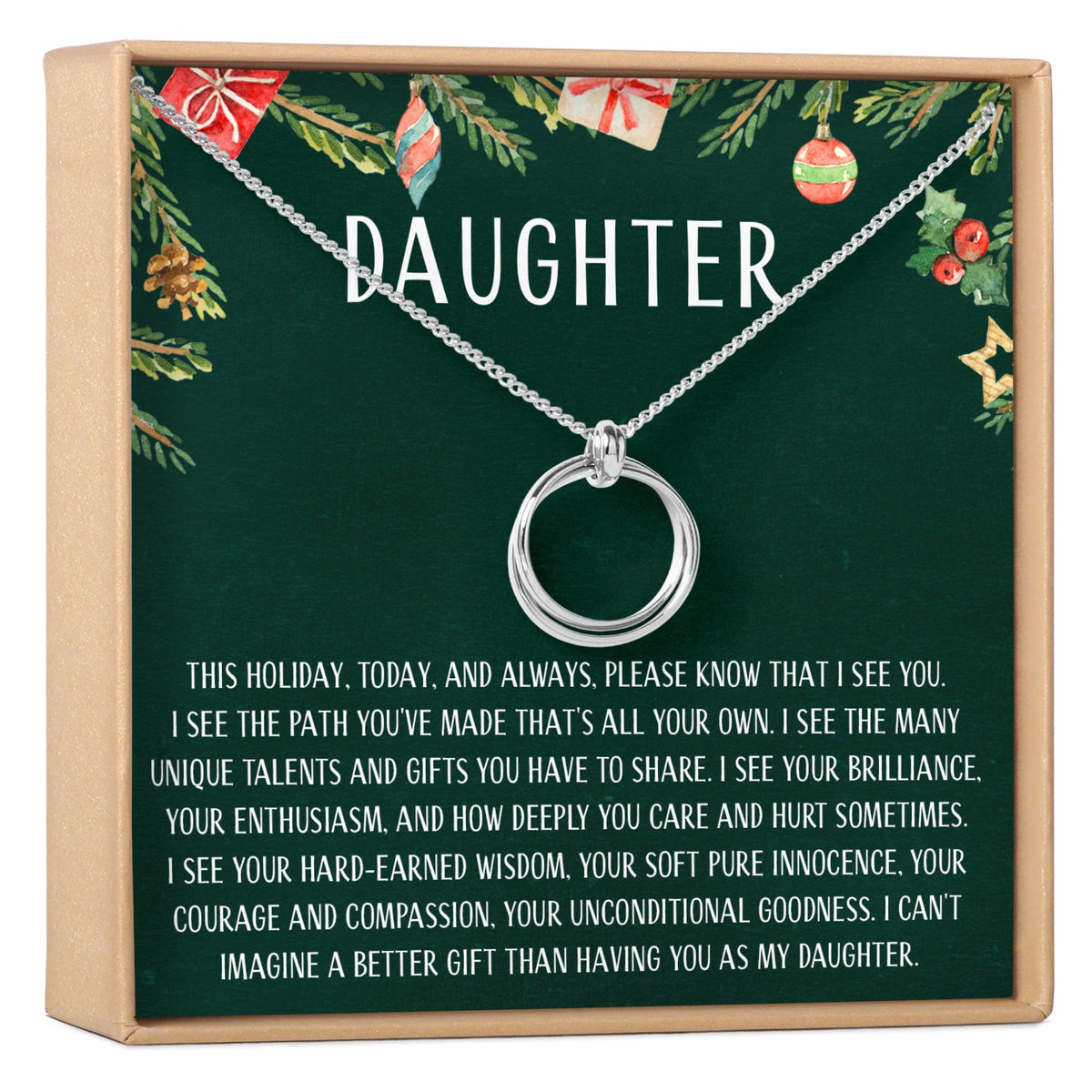 Christmas Gift for Daughter Necklace, Multiple Styles