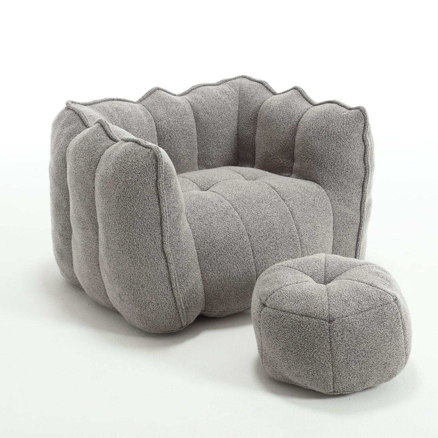 Soft Bean Bag Chair With High Resilient Foam