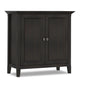 Amherst - 2 Door Storage Cabinet & Adjustable Shelving - Brown