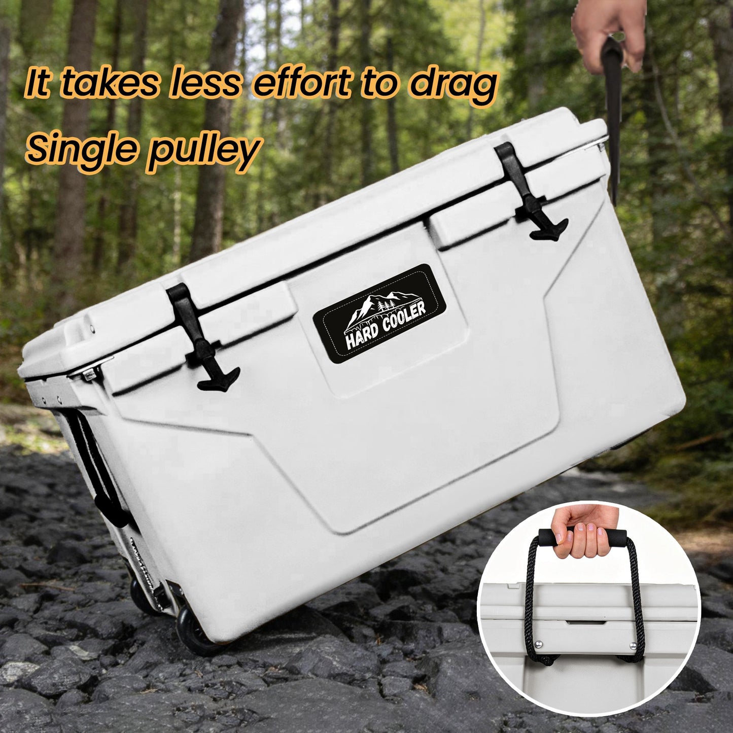 110 Quart Heavy-Duty Cooler