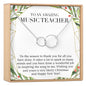 Christmas Gift for Music Teacher Necklace, Multiple Styles