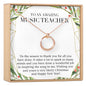 Christmas Gift for Music Teacher Necklace, Multiple Styles