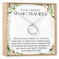 Christmas Gift for Music Teacher Necklace, Multiple Styles