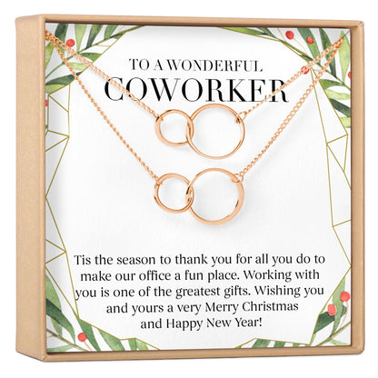 Christmas Gift for Coworker Necklace, Multiple Styles