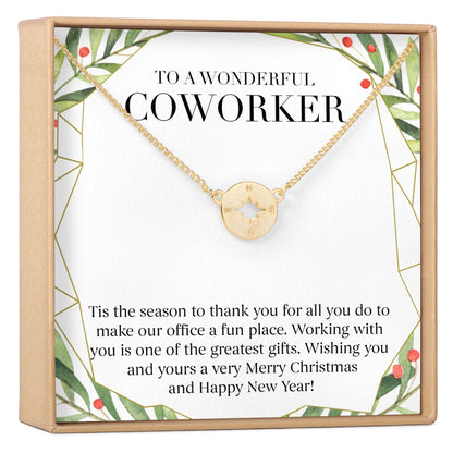 Christmas Gift for Coworker Necklace, Multiple Styles