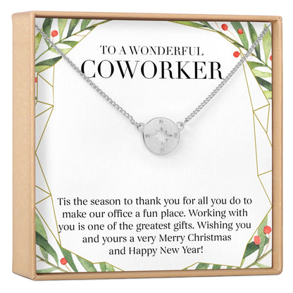 Christmas Gift for Coworker Necklace, Multiple Styles