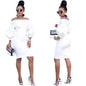 Sexy Dress Women's Off The Shoulder Bodycon Dress Lantern