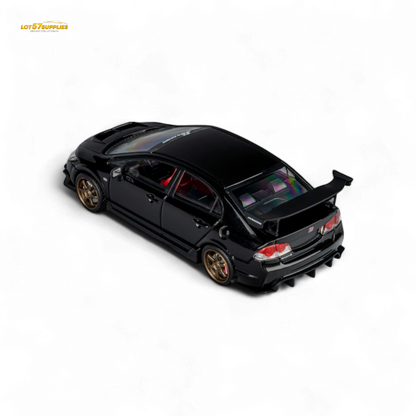 MicroTurbo FD2 J'S Racing Metallic Black 1:64