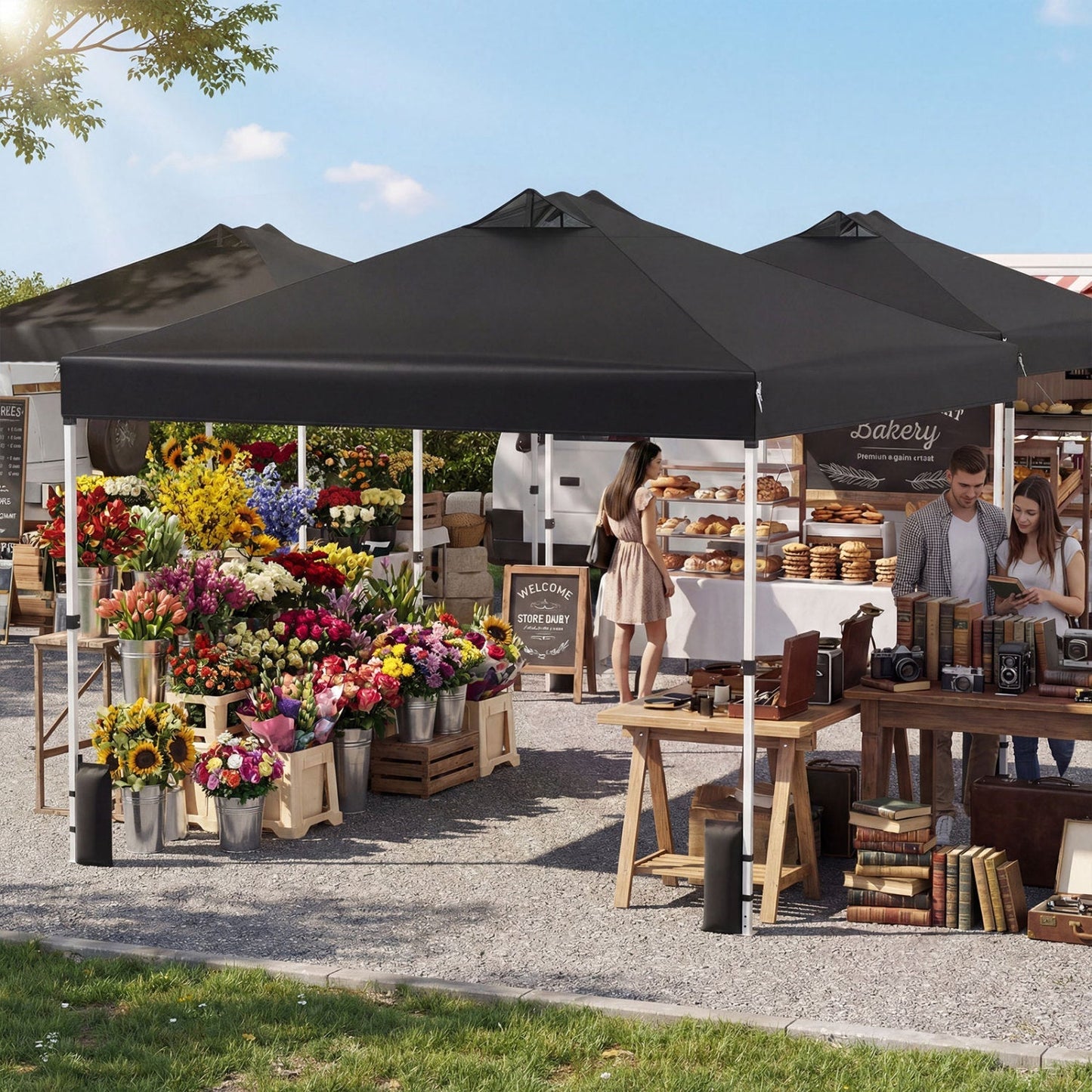 10 x 10 Feet Outdoor Commercial Pop up Canopy Tent