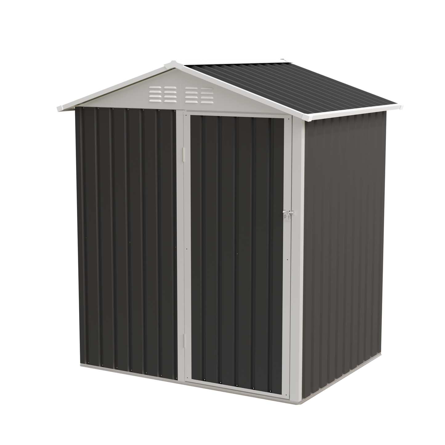 5.4x4.27 FT Outdoor Storage Shed with Hinge Door