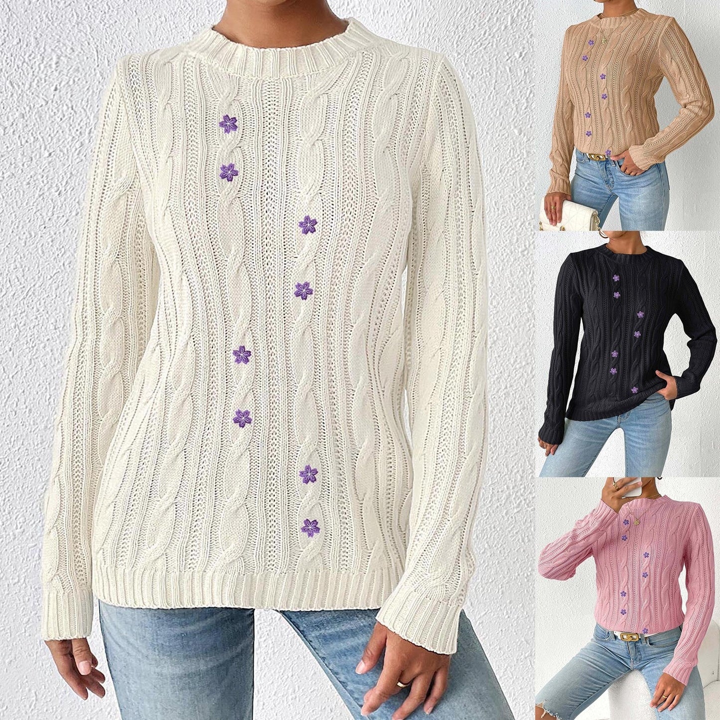 Women's Winter Round Neck Pullover Bottoming