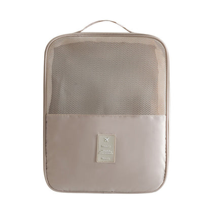 Large capacity can hold three pairs of shoes convenient Oxford cloth storage bag, waterproof shoe bag, suitcase trolley shoe bag