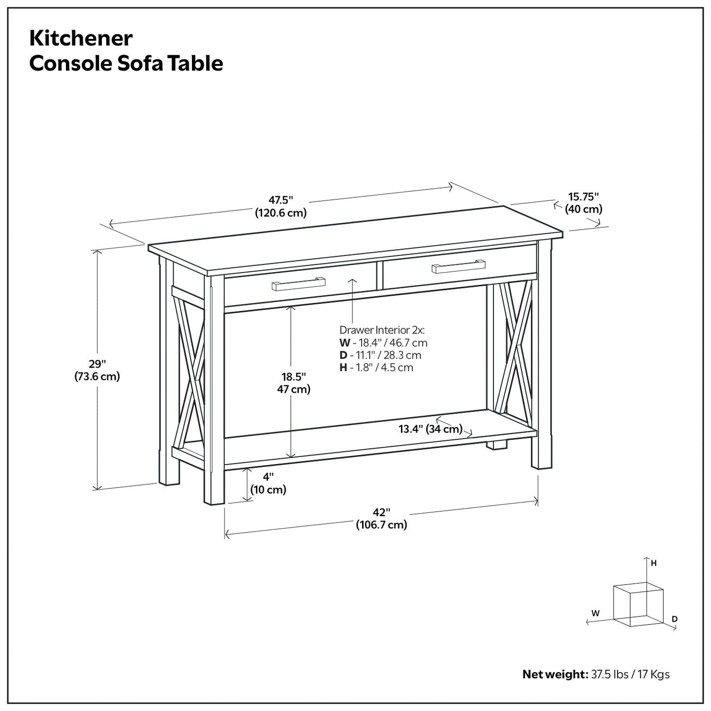 Kitchener - Handcrafted Table