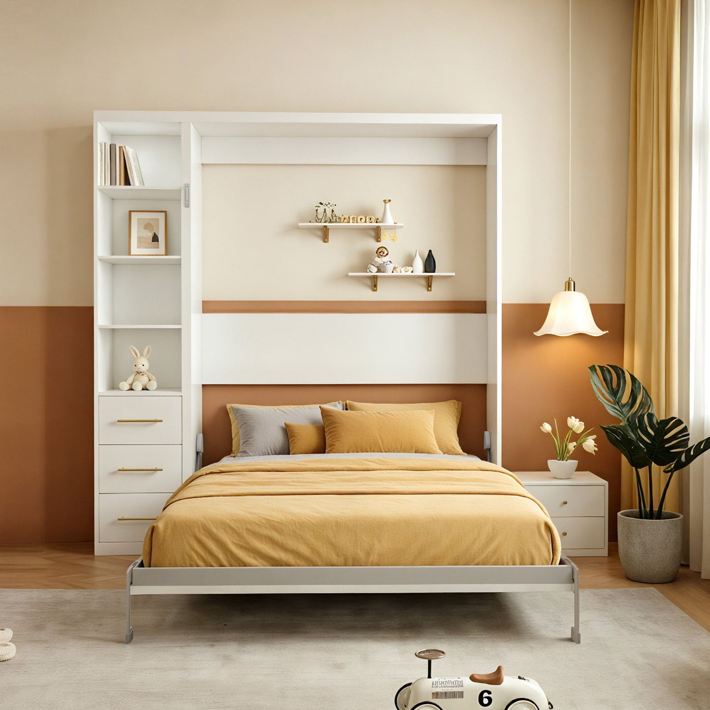Folding Vertical Murphy Wall Bed
