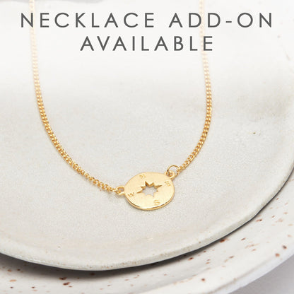 10th Birthday Gift Compass Necklace Spa Gift Box Set