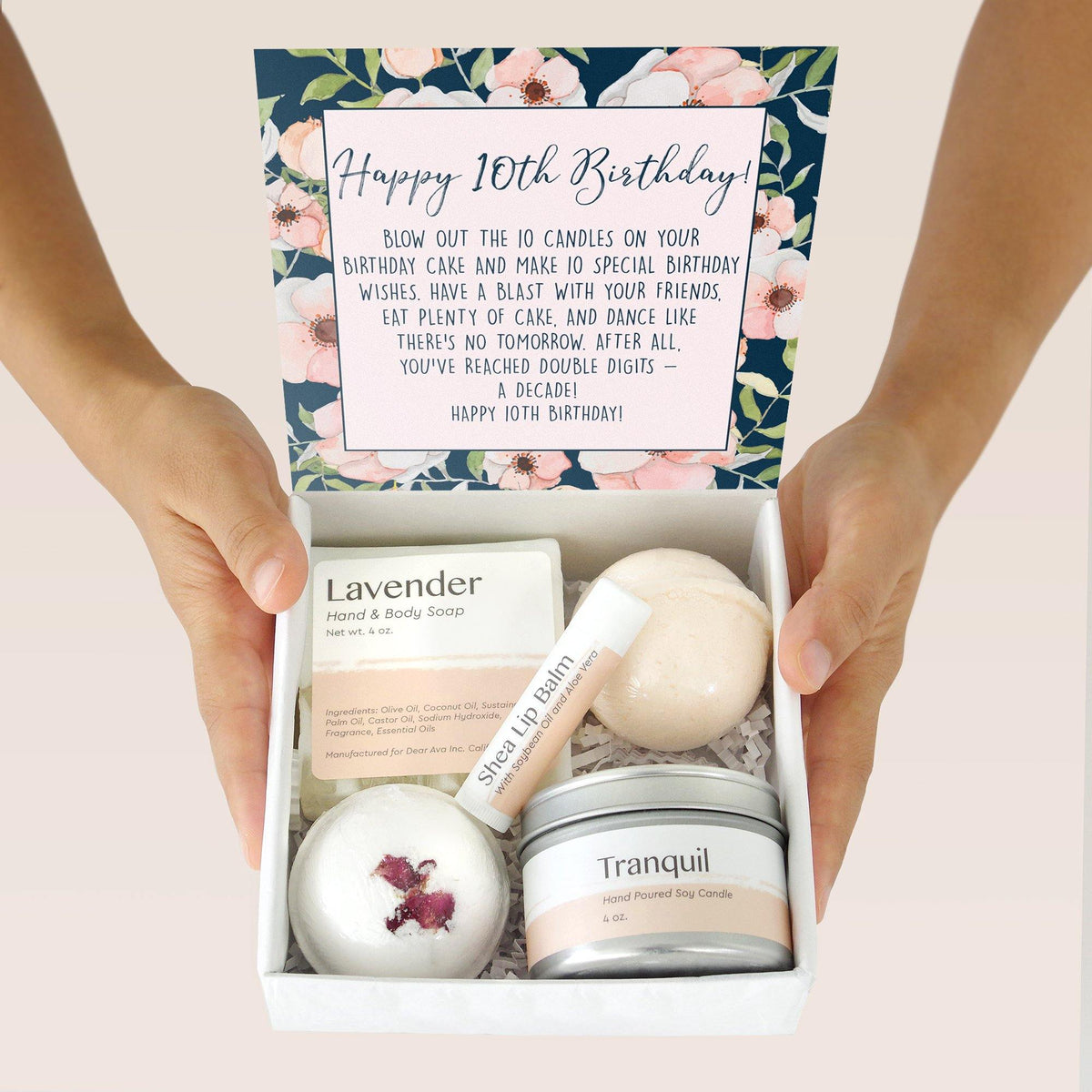 10th Birthday Gift Spa Gift Box