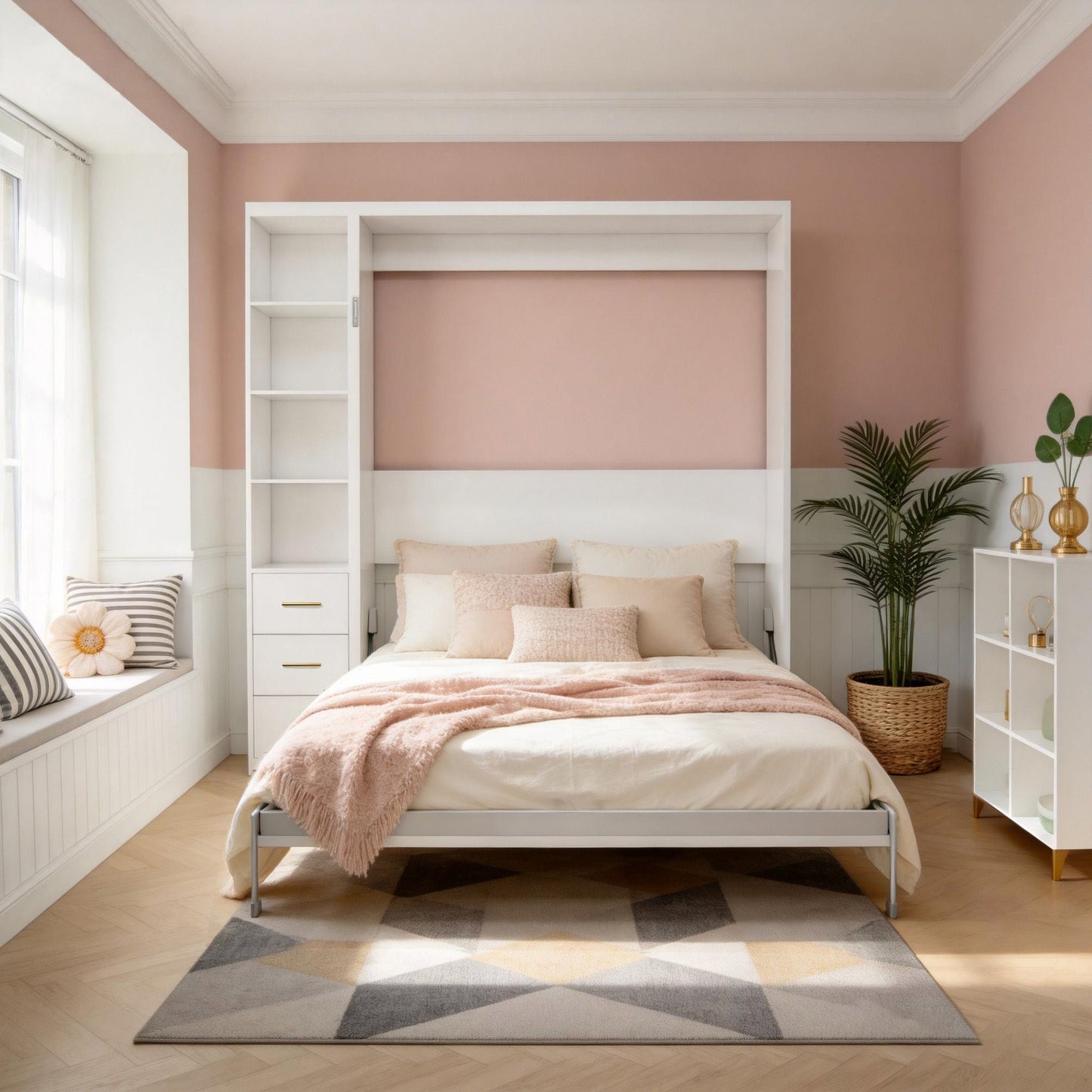 Folding Vertical Murphy Wall Bed
