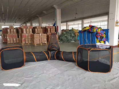 Pet Folding Toy Outdoor Game Channel Fence