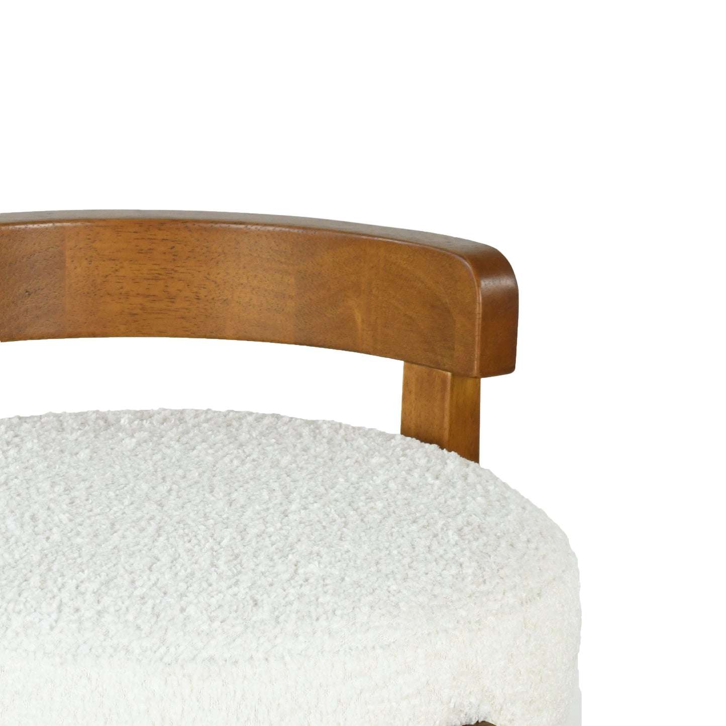 Elise Indoor Wooden Low Back Barstool