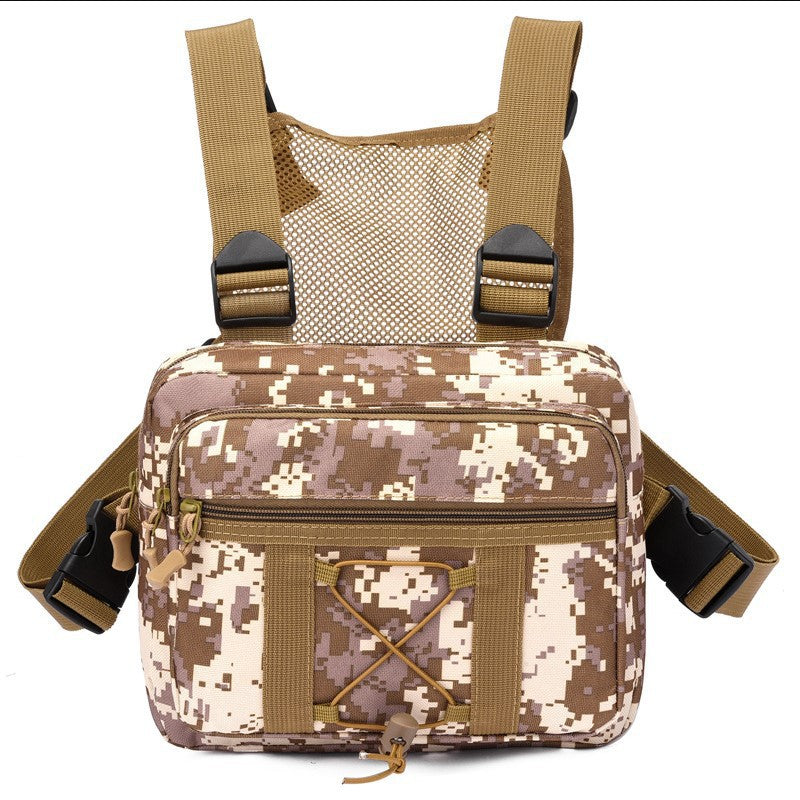 Outdoor Tactical Chest Pack Camouflage For Sports And Training Close-fitting