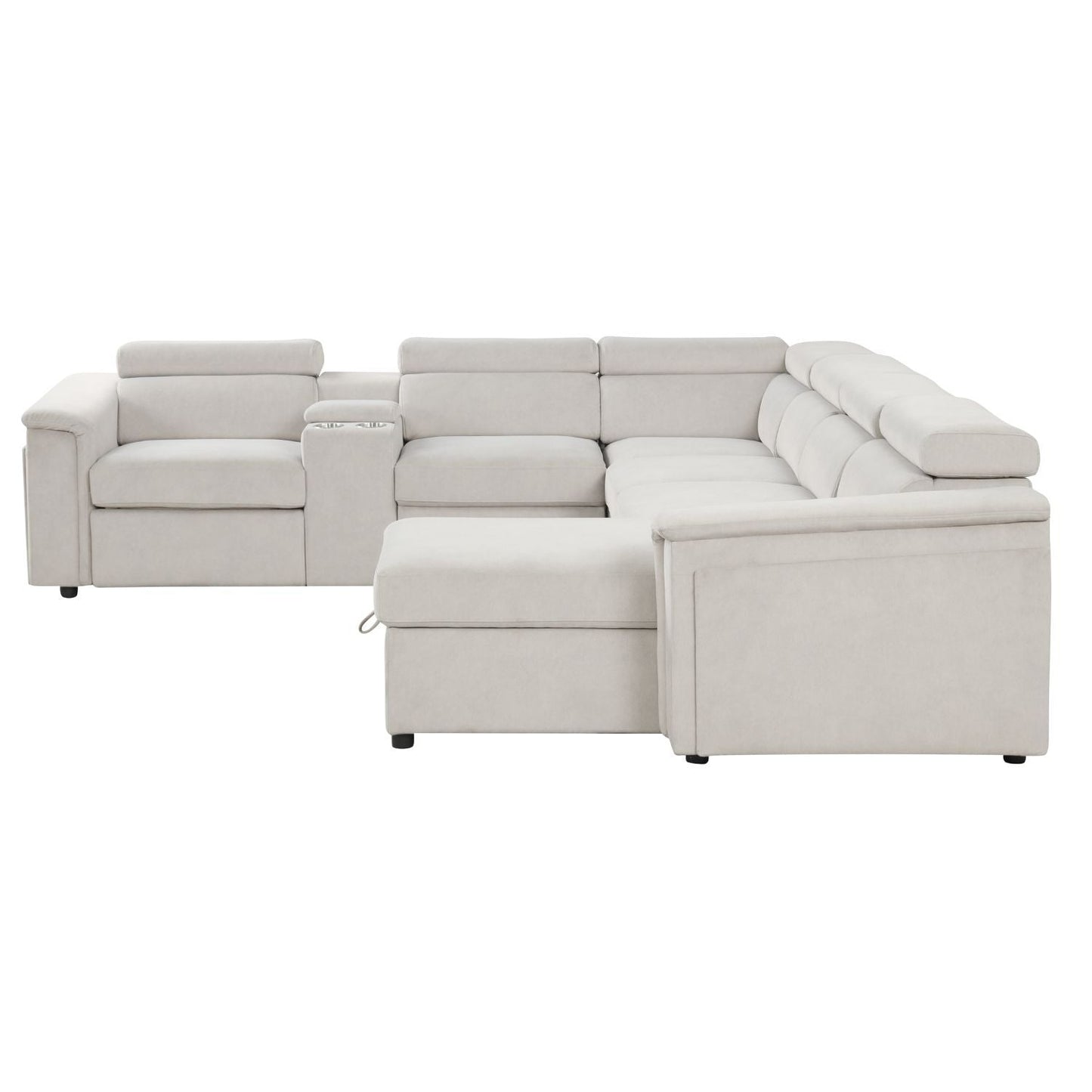 Harvey - Power Recliner Sleeper Sectional
