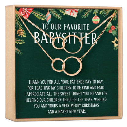 Christmas Gift for Babysitter Necklace, Multiple Styles