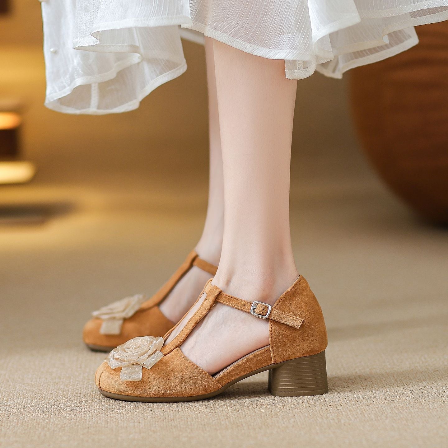 Summer Korean-style Trendy Block-heel Mary Jane Sandals