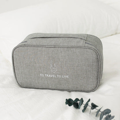 Oxford cloth underwear and socks storage bag, modern simple and fashionable large-capacity convenient finishing bag, underwear storage bag