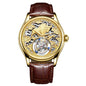 Double-sided Gemstone Glass Mechanical Watch