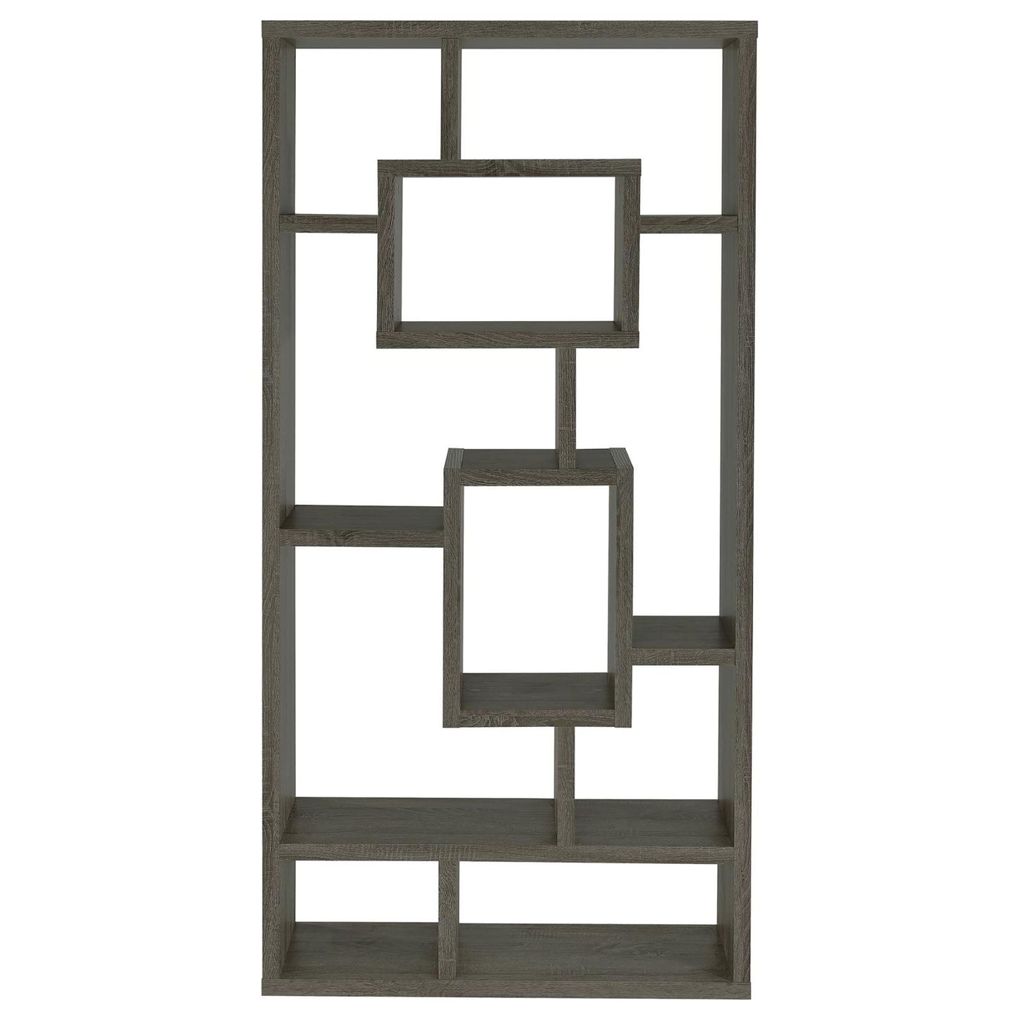 10 Shelf Open Back Bookcase