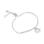 Western Fashion Simple Smiley Bracelet Women's Adjustable All-match Zircon Bracelet Accessories