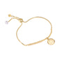 Western Fashion Simple Smiley Bracelet Women's Adjustable All-match Zircon Bracelet Accessories