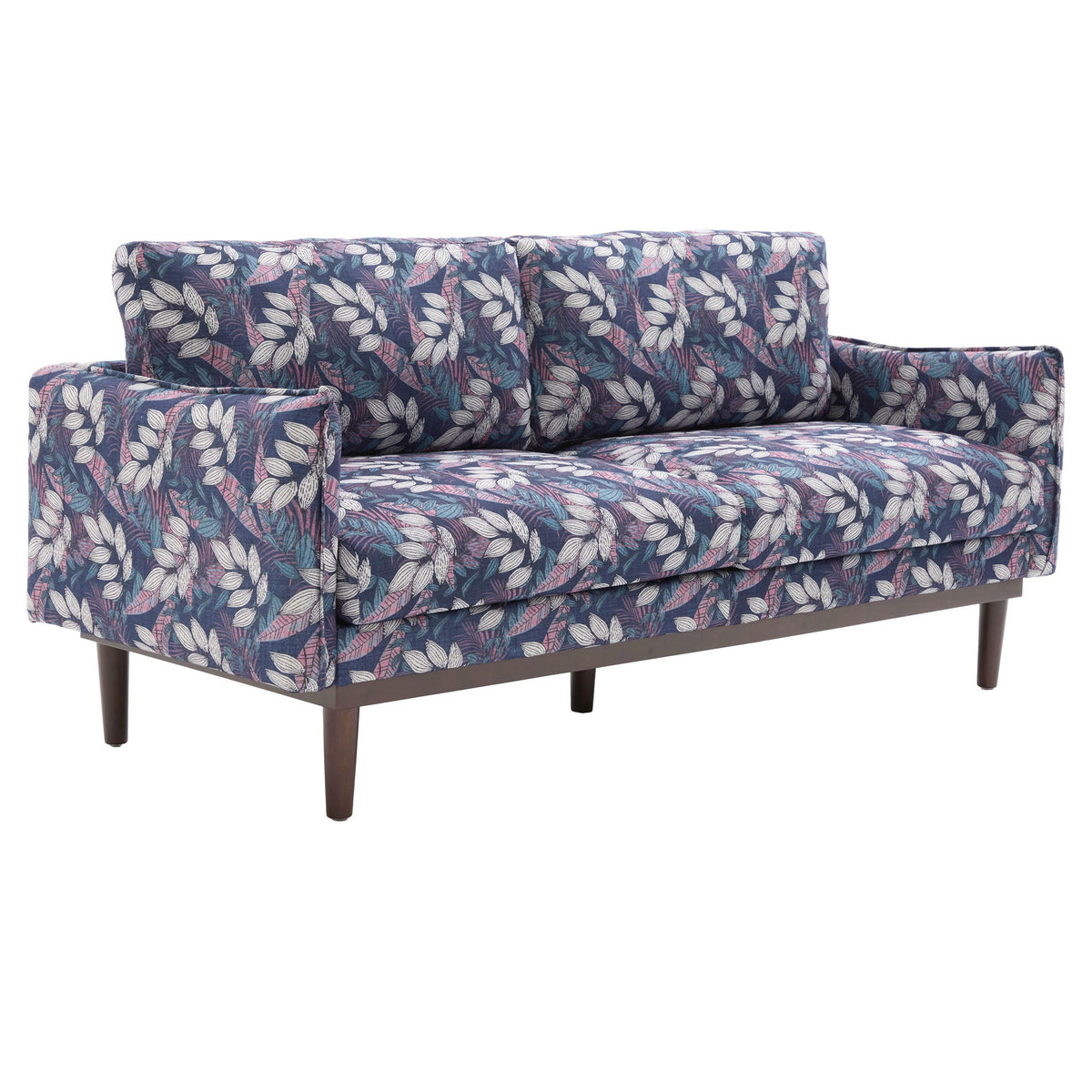 2 Seater Loveseat Sofa With Spacious Seating Area