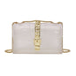 Mini summer transparent jelly bag, candy color silicone color bag, versatile chain small crossbody bag