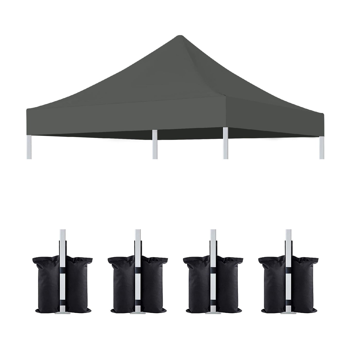 Canopy Replacement Top with 4 Pack W8 Bags (Frame Not Included)