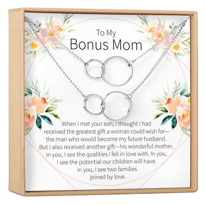 Bonus Mom Necklace, Multiple Styles