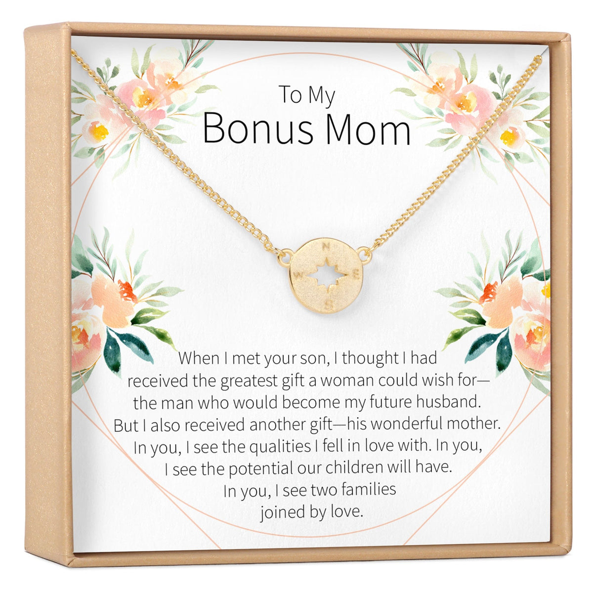 Bonus Mom Necklace, Multiple Styles