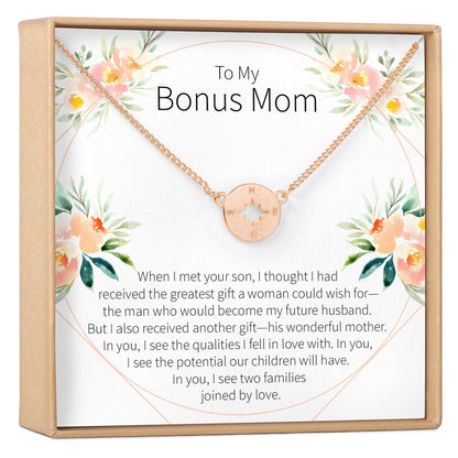 Bonus Mom Necklace, Multiple Styles