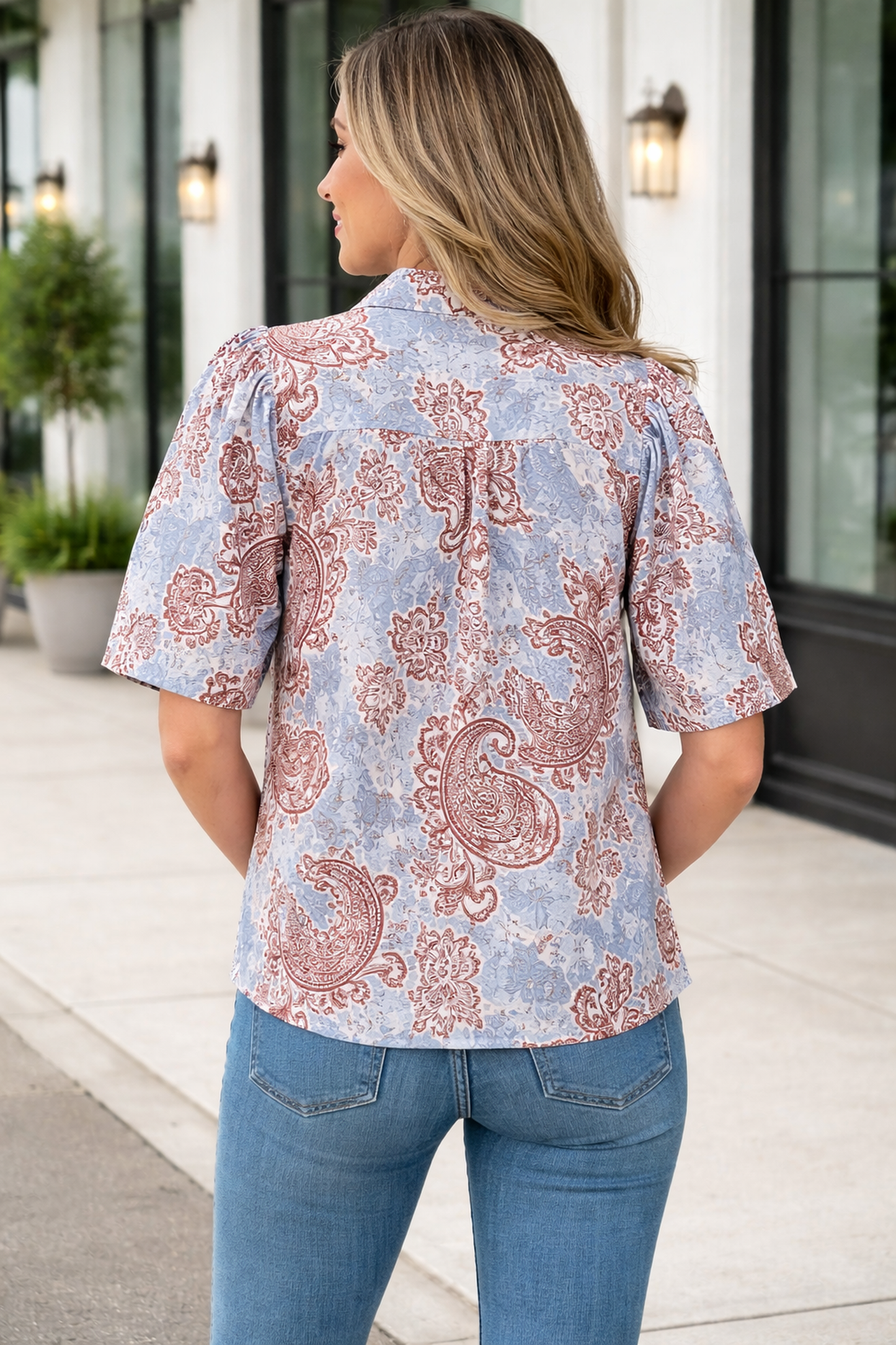Athena Down Short Sleeve Shirt