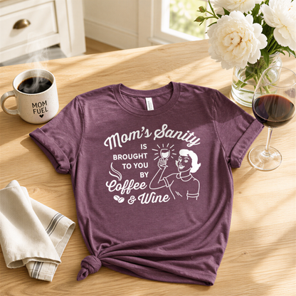 Funny Wine Tshirt for Mom