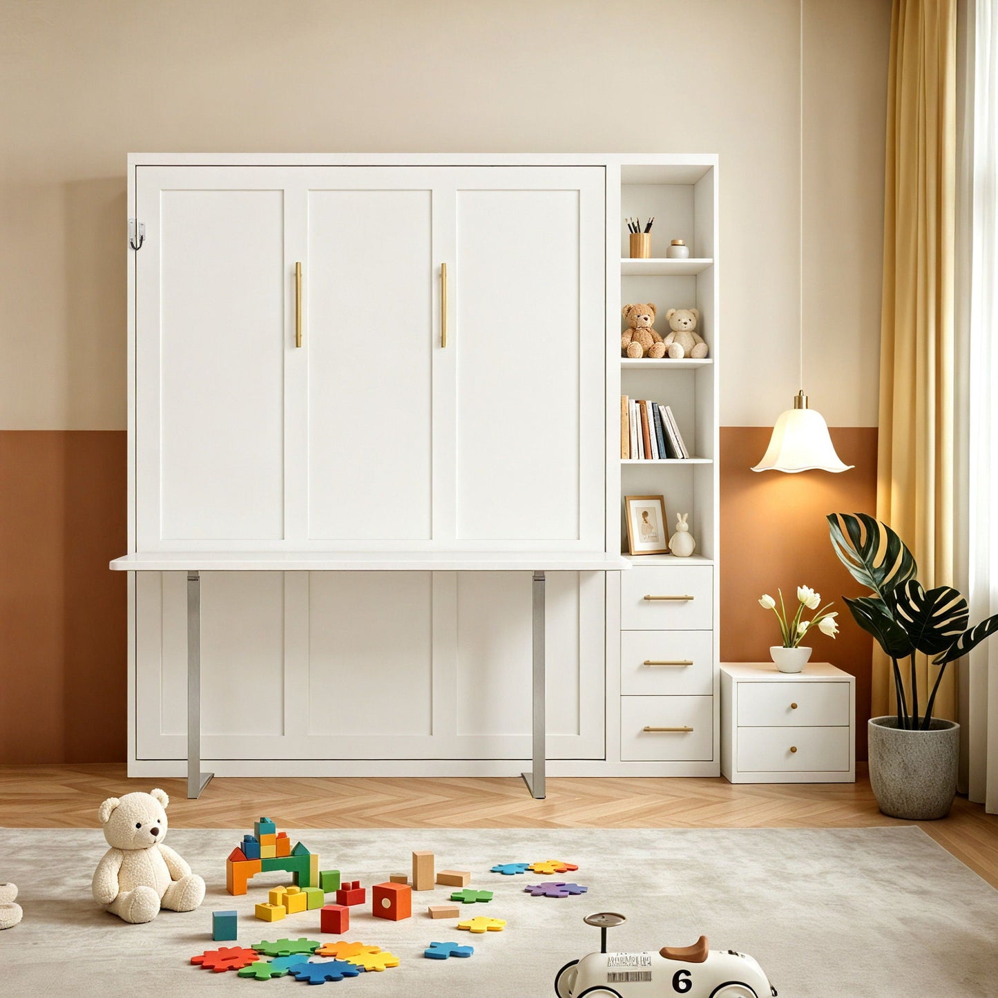 Folding Vertical Murphy Wall Bed