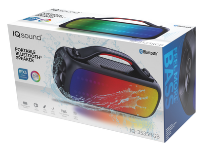 IQ Sound Portable Water-Resistant Bluetooth Speaker