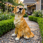Golden Retriever Garden Statue