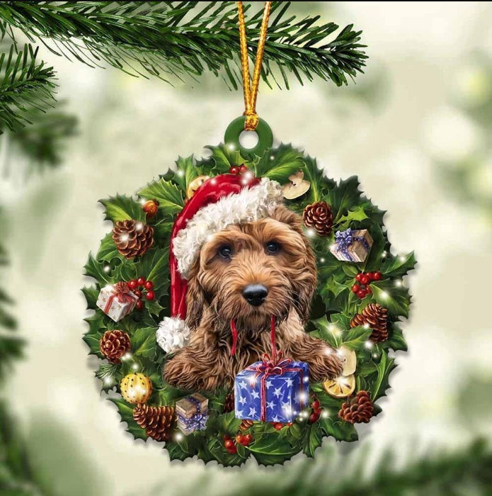 Car Pendant Sleeping Dog Angel Home Decor Acrylic Showcase Hanging Ornaments For Doors