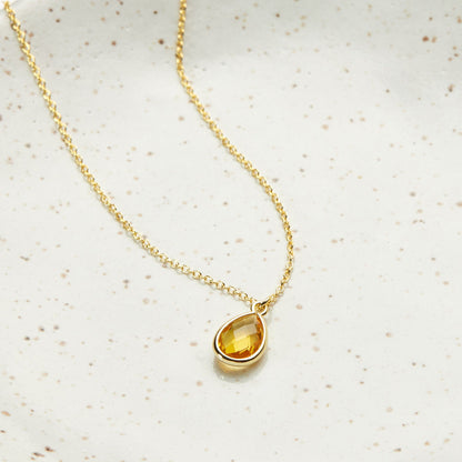 Birthday Birthstone Necklace, Multiple Styles Necklace