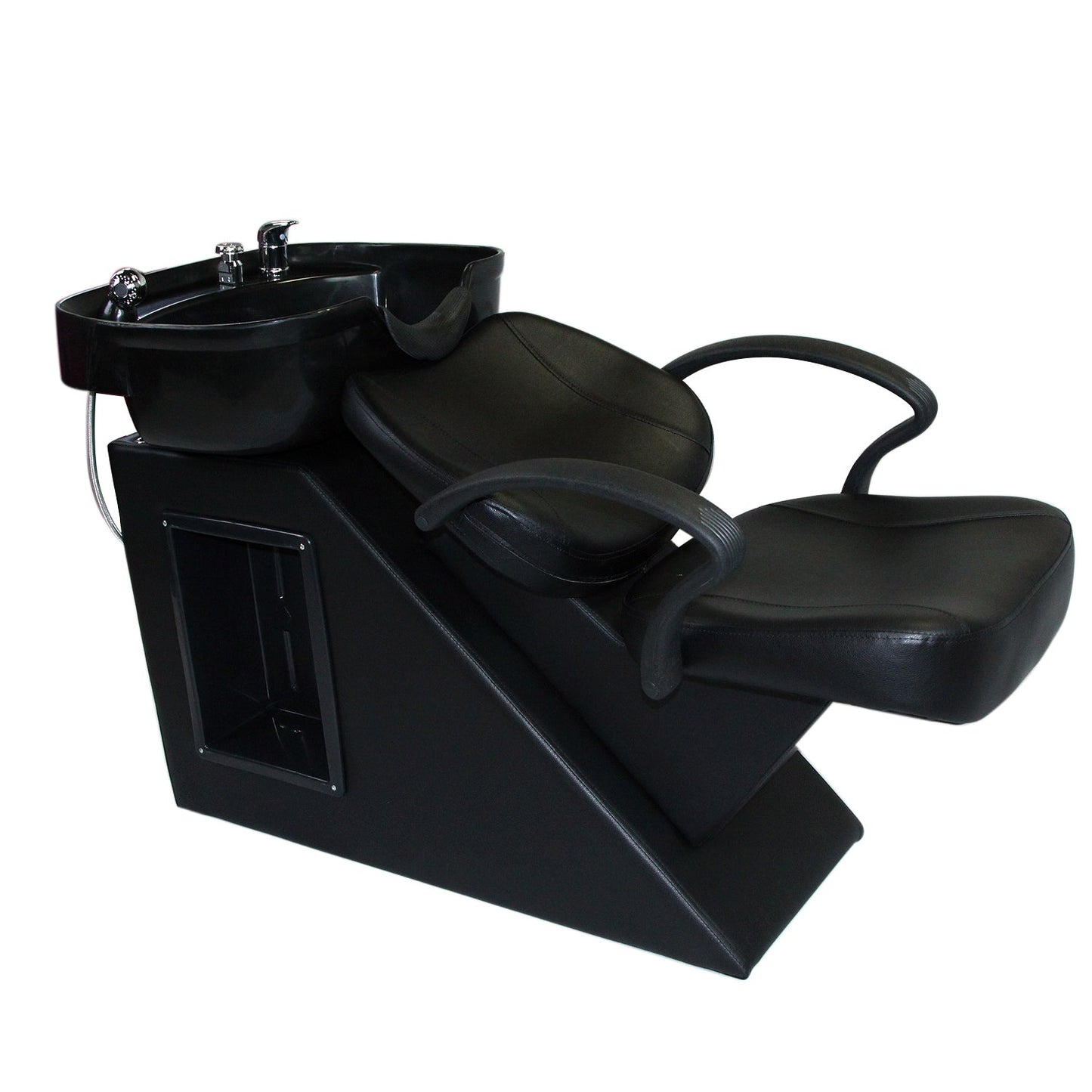 Ainfox Shampoo Bowl and Chair Set for Salon, Hair Washing Station for Hair Stylist