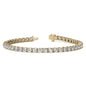 6.5 CTW Lab Grown Diamond (G/VS) Tennis Bracelet in Choice of 14k White or Yellow Gold - AGI Certified