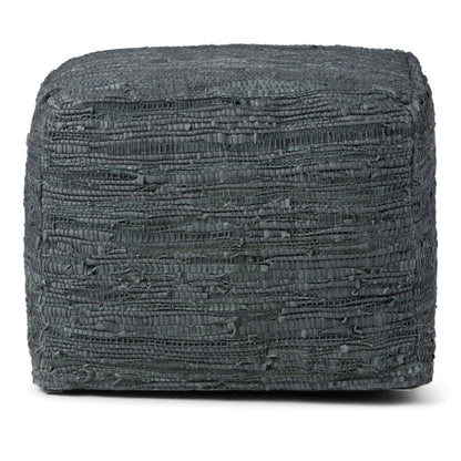 Fredrik - Handcrafted Square Pouf